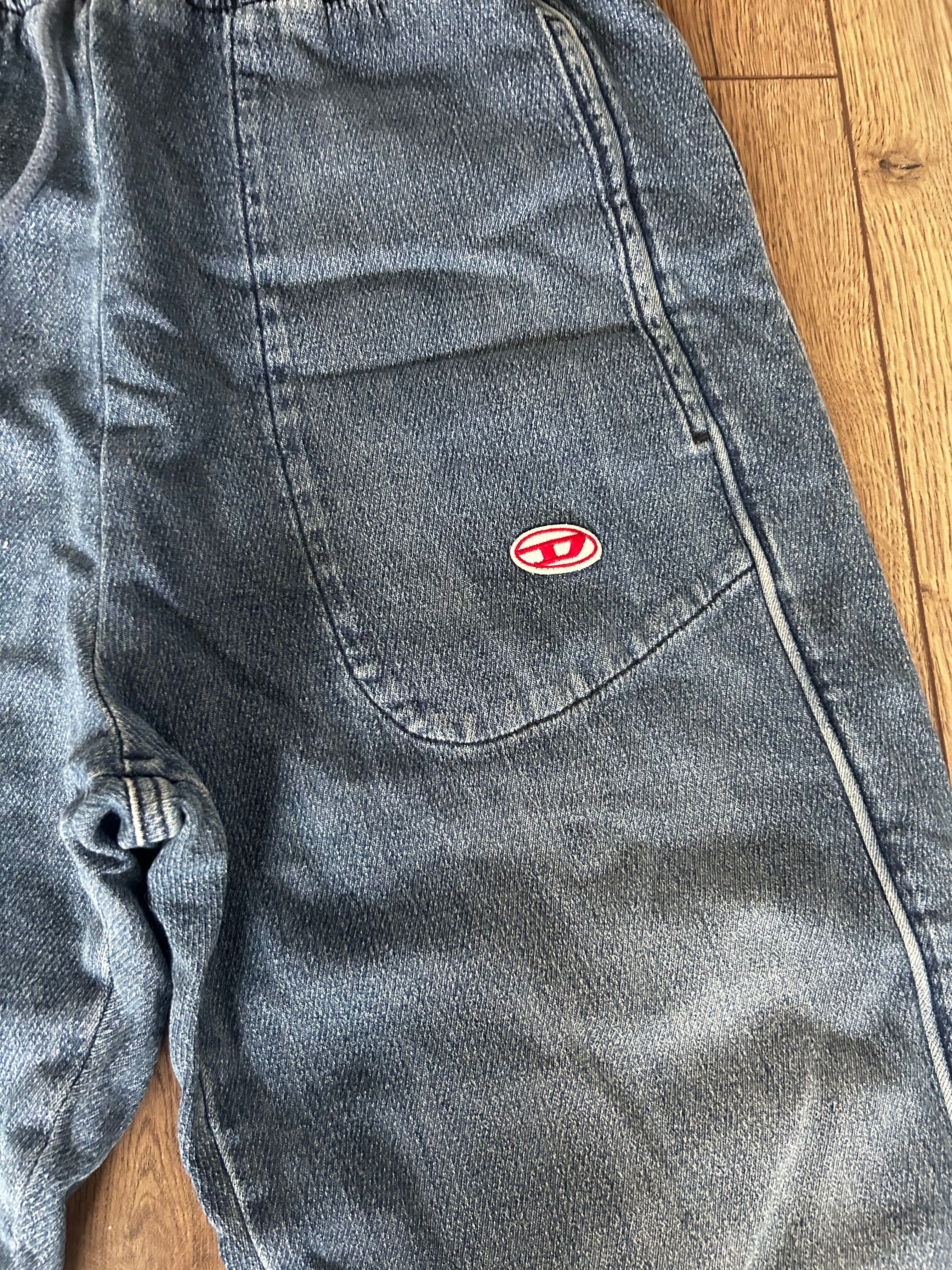 Diesel blue D-Martians TRACk blue denims jogger straight leg jeans