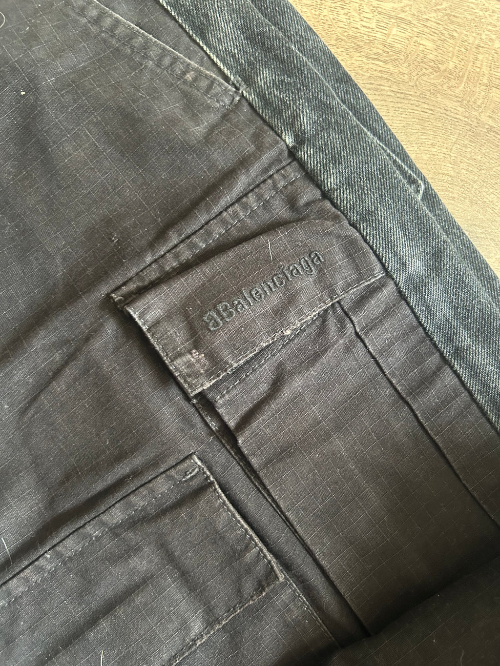 Balenciaga distressed Cargo jeans