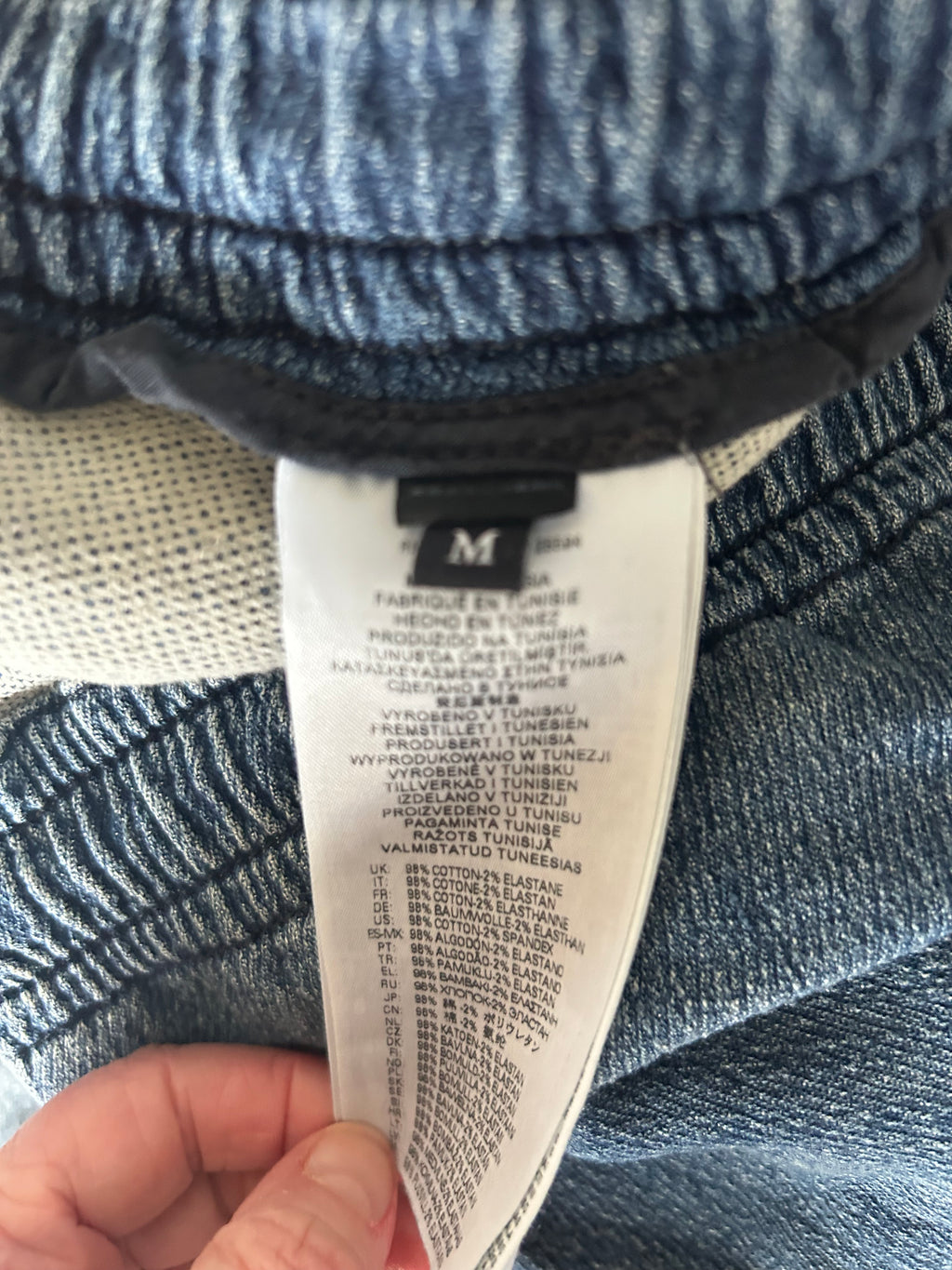 Diesel blue D-Martians TRACk blue denims jogger straight leg jeans