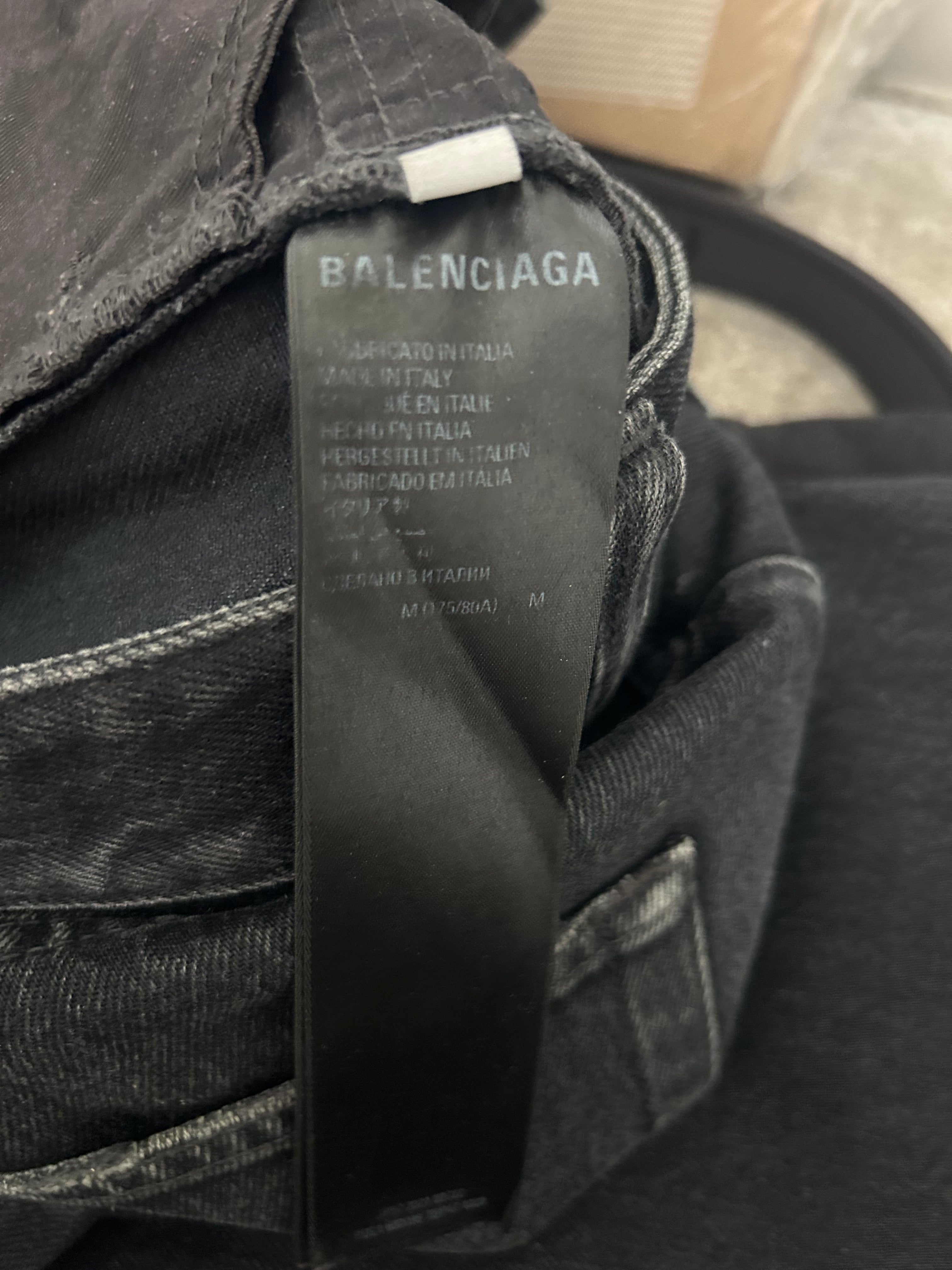 Balenciaga distressed Cargo jeans