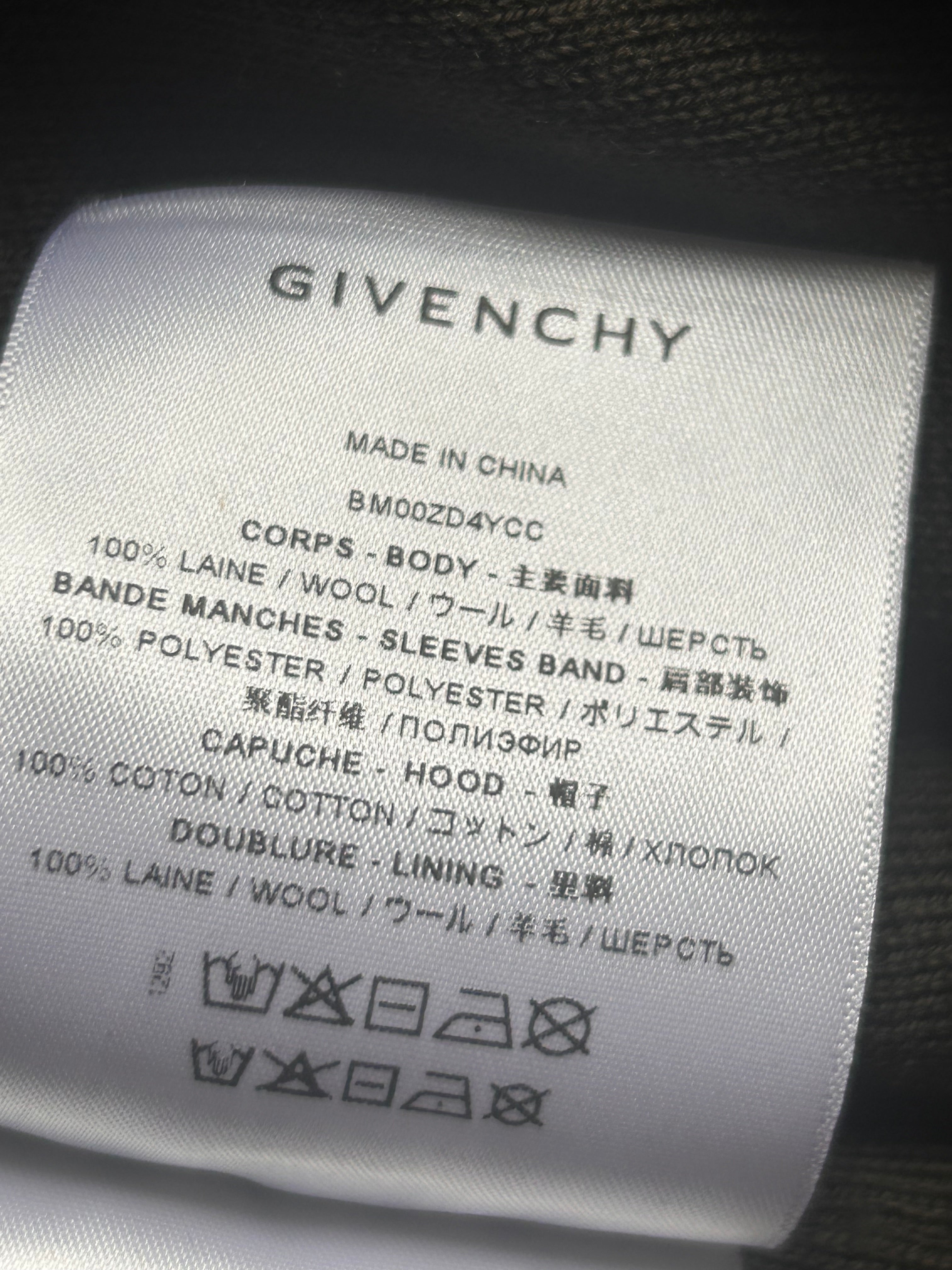 Hooded Givenchy Varsity Jacket - Military Green