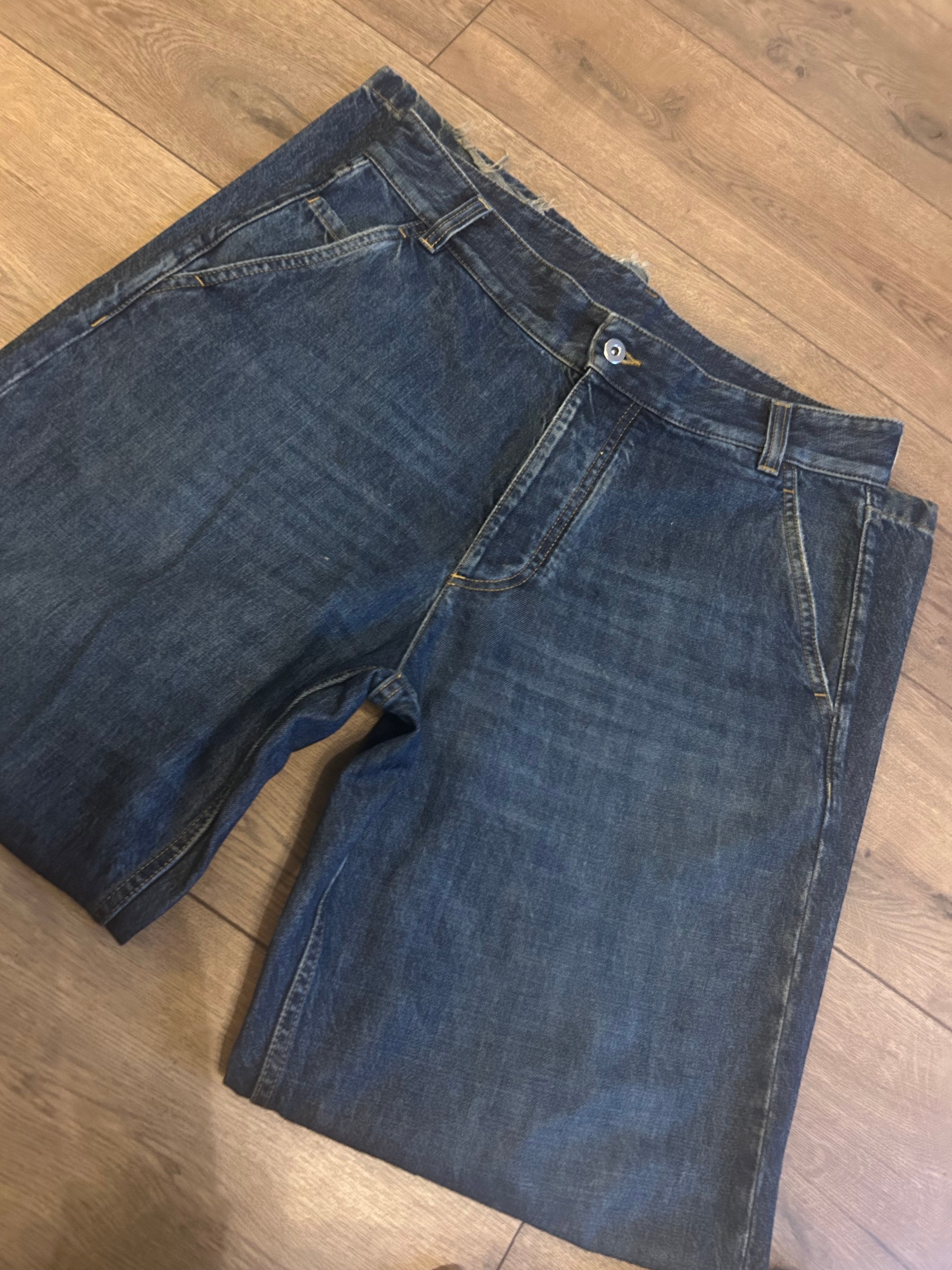 Bottega Veneta wide leg jeans season 24 RRP £900 Size IT48