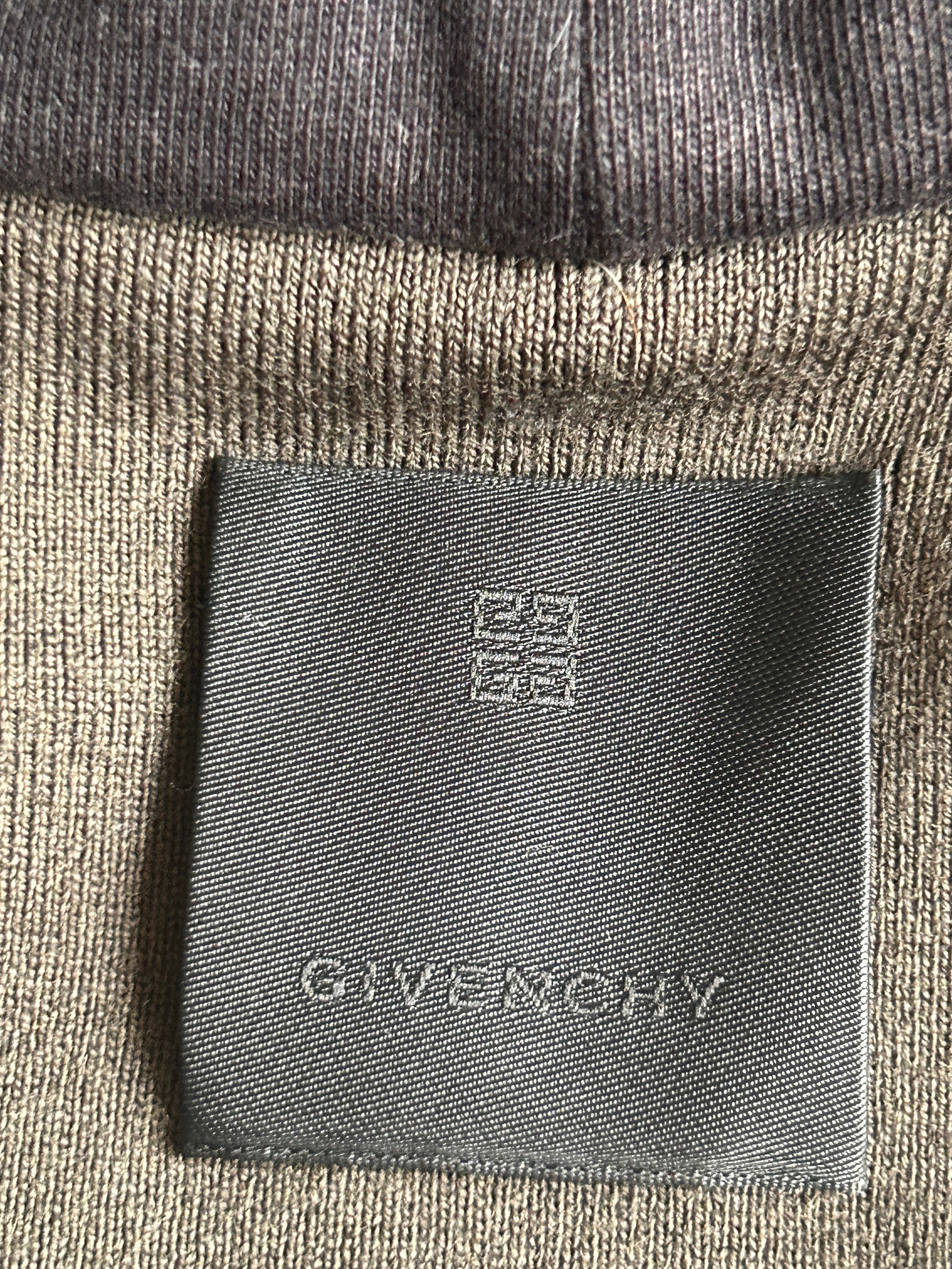 Hooded Givenchy Varsity Jacket - Military Green