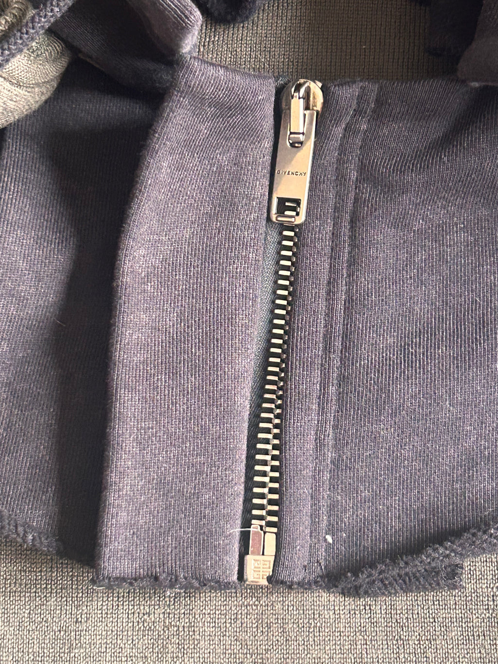 Hooded Givenchy Varsity Jacket - Military Green