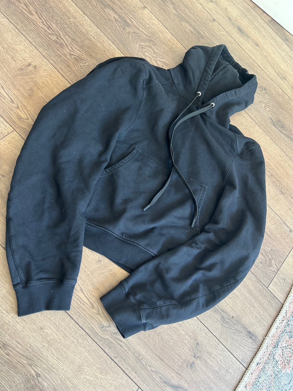 Jordan Luca Bulldog Hoodie Black Overdye