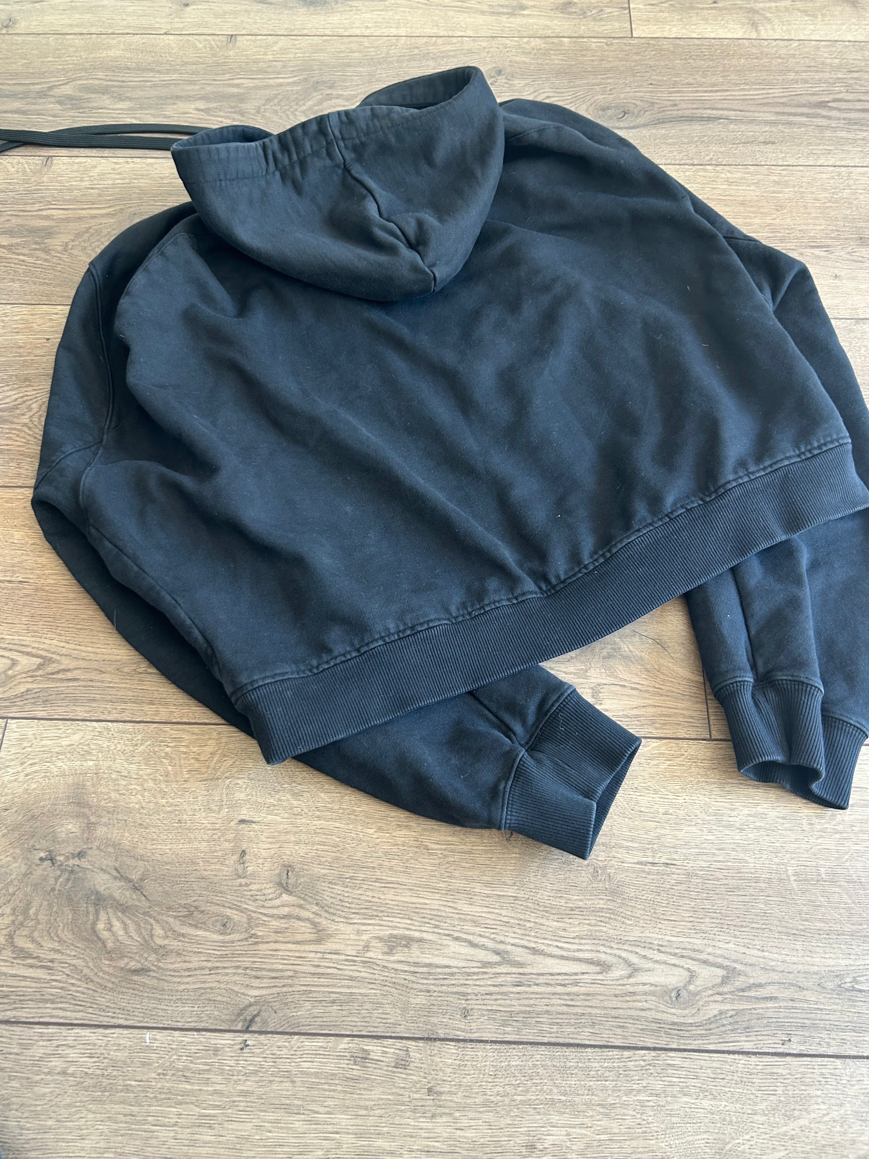 Jordan Luca Bulldog Hoodie Black Overdye